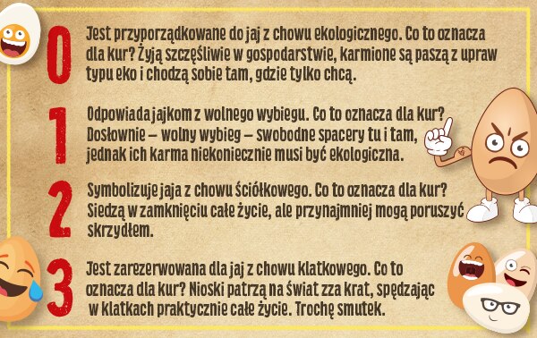 oznaczenia na jajkach